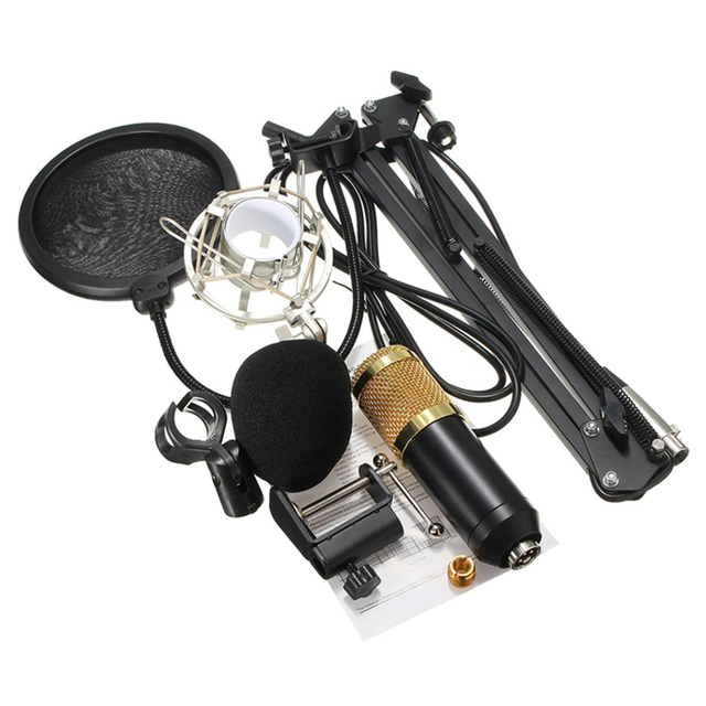 New Model BM-800 Sound Recording Condenser Microphone Stand for Computer Studios