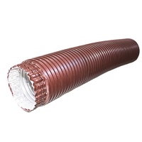 Conduit flexible semi-rigide en aluminium de 150 mm de haute qualité, personnalisé, pour la climatisation industrielle et les gymnases, vente directe