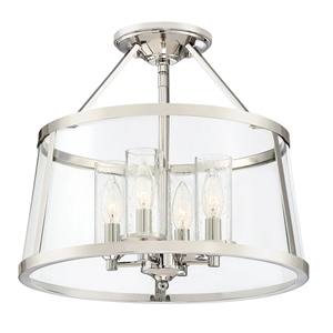 Lámpara de Techo Semi-Pendiente Moderna y Minimalista de Metal Negro y Tela Blanca |   Iluminación Suave para Habitaciones de Hotel y Áreas de Ocio - Product Image 5