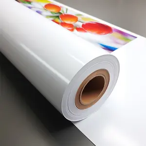 140g sav vật liệu tự dính Vinyl in ấn nhãn dán xe/xe buýt cơ thể Sticker PVC Vinyl in kỹ thuật số phương tiện truyền thông CuộN