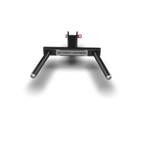 Accesorio de Barra en V Ajustable y Cómodo de Acero QDBA27 de Qli Fitness Equipment para Soporte de Sentadillas - Equipo con Capacidad de Carga de 300 kg