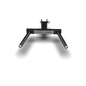 Solid Steel QLI Adjustable Comfortable <b>V</b> Shaped Dip Horns <b>Bar</b> Attachment QDBA27 Squat Rack Gym Equipment Adult Strength Training - Product Image 1