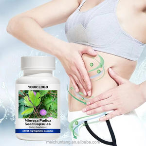 Kräuterergänzung <span class=keywords><strong>Mimosa</strong></span> Pudica Samenkapseln für Erwachsene zur Unterstützung des Darms und der Verdauung mit Immununterstützung 60 Kapseln - Product Image 6