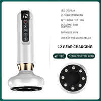 Appareil de grattage de tête magnétique avec ventouses électriques rechargeables Guasha avec produits de massage corporel par aspiration