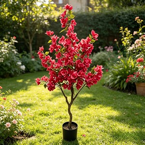 High Quality Real Touch <b>Artificial</b> Silk Bougainvillea <b>Trees</b> Durable <b>Indoor</b> Desktop Plants - Product Image 4