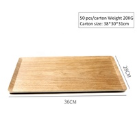 Plateau en bois de forme personnalisée, styles rectangulaires, ronds et irréguliers