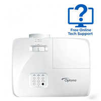 Projecteur professionnel Optoma YDW5512 DLP WXGA pour réunions d'affaires, 3800 lumens, durée de vie de la lampe de 12 000 heures et technologie d'affichage DLP