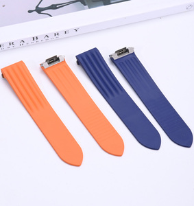 Cinturino sportivo da polso FKM cinturino in gomma di ricambio per Cartie Roadsta 19mm braccialetto <span class=keywords><strong>Ultra</strong></span> sottile cinturino orologio in vendita - Product Image 6