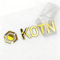 Autocollants personnalisés mignons en cristal, décalcomanies par transfert UV, étiquettes adhésives imperméables, logo en feuille d'or, lettrage pelable et repositionnable sans résidu