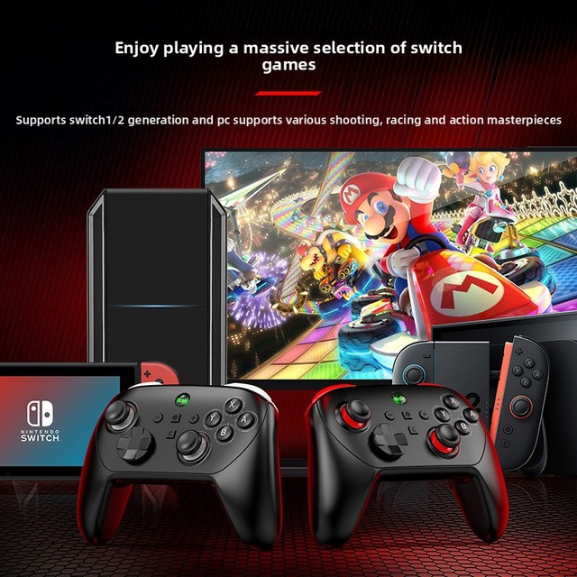 S13E Dustproof Wireless Gamepad with ABS for Nintendo Switch 2/NS and PC Featuring Programmable Back Key