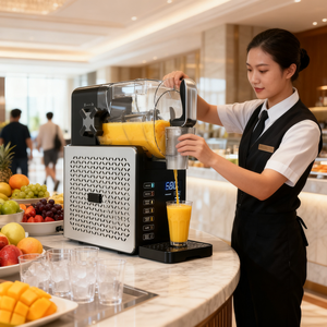 เครื่องทำน้ำแข็งปั่นอัตโนมัติรุ่นใหม่ 3 ลิตร 200 วัตต์ 5 สูตร พร้อมไฟ LED ควบคุมอุณหภูมิ สำหรับใช้ในเชิงพาณิชย์ ได้รับมาตรฐาน CE - Product Image 5