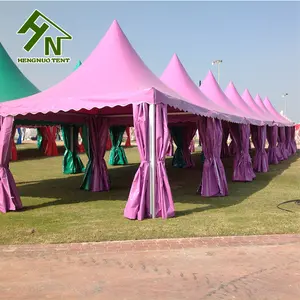 户外活动用透明跨度5x5 15x15ft宝塔帐篷组合婚礼派对展览天篷