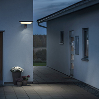 1450 Lumens étanche solaire lumière LED solaire applique murale lumière solaire extérieure avec capteur de mouvement PIR pour la décoration extérieure