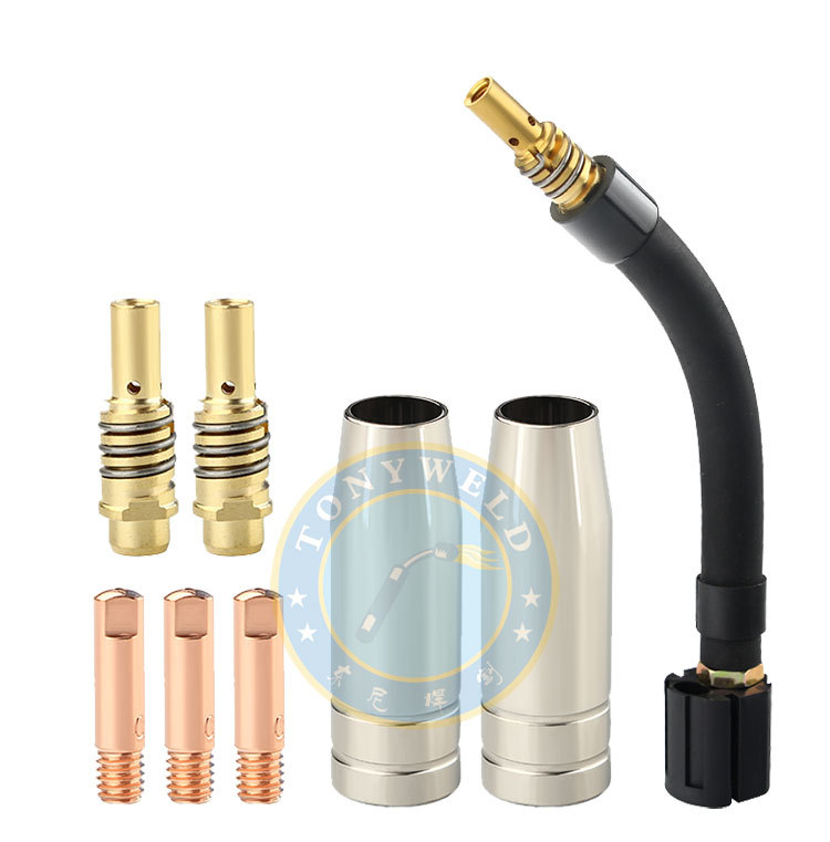 Aramox 19Pc Welding Nozzle & Accessory Kit – Fits Binzel 15AK MIG Welder Torch - View #10
