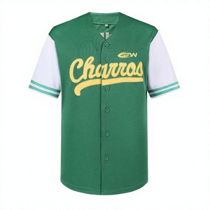 เสื้อยืดเบสบอลคลาสสิคแบบเรียบ ติดกระดุม ไซส์อเมริกา ปักชื่อและโลโก้ได้ตามต้องการ สำหรับผู้ใหญ่ ใส่ได้ทั้งชายและหญิง ผลิตจากโพลีเอสเตอร์ 100% แห้งเร็ว - Product Image 2