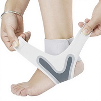Attelle de cheville unisexe réglable, protection professionnelle, néoprène respirant, compression élastique, fermeture par bande, pour le sport