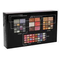 Trousse de Maquillage Professionnelle 74 Couleurs, Kit Cosmétiques avec Fards à Paupières, Brillant à Lèvres et Blush