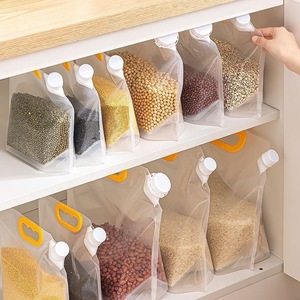 Grain Storage <b>Bags</b> 10-20 L Self Sealing Airtight Portable Transparent For Rice Beans Wheat Food Storage - Product Image 3