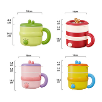Casserole électrique multifonctionnelle antiadhésive YUEDISI Factory 1,5 L, cuisinière électrique portable pour cadeau de Noël