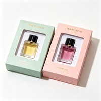 Boîte de parfum personnalisée en gros avec fenêtre, emballage cadeau de luxe pour cosmétiques et parfums, boîte rigide en papier pour flacon de parfum