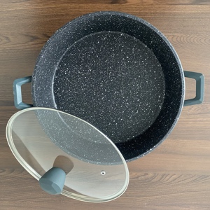 10 PCS giá rẻ Cookware Set sinh thái thân thiện không dính Die Cast soong Set Frying Pan sâu Trung Quốc nhà bếp cung cấp - Product Image 3