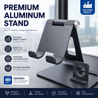 Support de téléphone et tablette en aluminium de qualité supérieure avec station de charge pour Apple Watch, support de bureau pliable et réglable, OEM ODM personnalisé