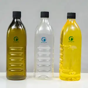 De forma única de aceite de 1000ml botella de embalaje de plástico proveedor PET