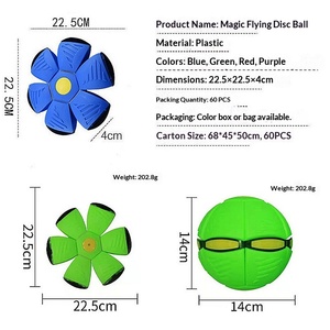 Pelota Mágica Deformable Phlat Ball UFO Voladora para Jardín, Playa, Deportes o Diversión Infantil - Product Image 3