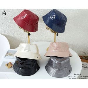 Cappelli a Secchiello in Pelle PU Completa Unisex Regolabili Taglia Unica per Uso Esterno e Moda - Product Image 3