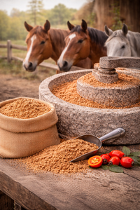Poudre de rose musquée traditionnelle broyée à basse température, riche en vitamine C, conserve les antioxydants, matière première pour la récupération des chevaux et le bien-être quotidien des chiens - Product Image 4