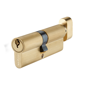 Euro hồ sơ xi lanh khóa cho cổng/cửa gỗ với núm và bình thường sắt Key - Product Image 2