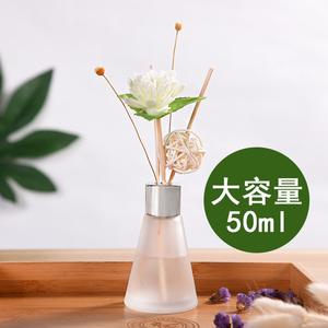 <span class=keywords><strong>Diffuseur</strong></span> de parfum JK Reed, écologique, parfum floral, aromathérapie sans flamme, récipient en verre, motif végétal, non toxique, sûr pour la maison et la voiture - Product Image 5