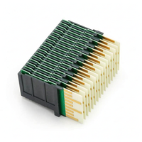 Connecteur de planche mère VPX 7 rangées 8 colonnes, prise à angle droit à extrémité unique, module de connecteur de transition arrière à extrémité unique