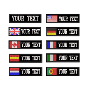 사용자 정의 캐나다 국기 패치 자수 전술 사기 영웅 강력한 이름 태그 국가 상징 패치 여행 배낭 가방 패치 - Product Image 5