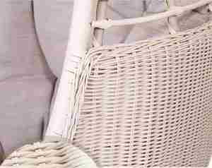 Fauteuil <span class=keywords><strong>suspendu</strong></span> en rotin tressé de style nordique moderne pour adultes, mobilier d'extérieur, balcon et chambre à coucher - Product Image 6