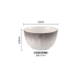 Vajilla Moderna de Porcelana Fina de Lujo, Juego de Platos y Tazones para Bodas y Fiestas con Diseño Redondo - Product Image 6