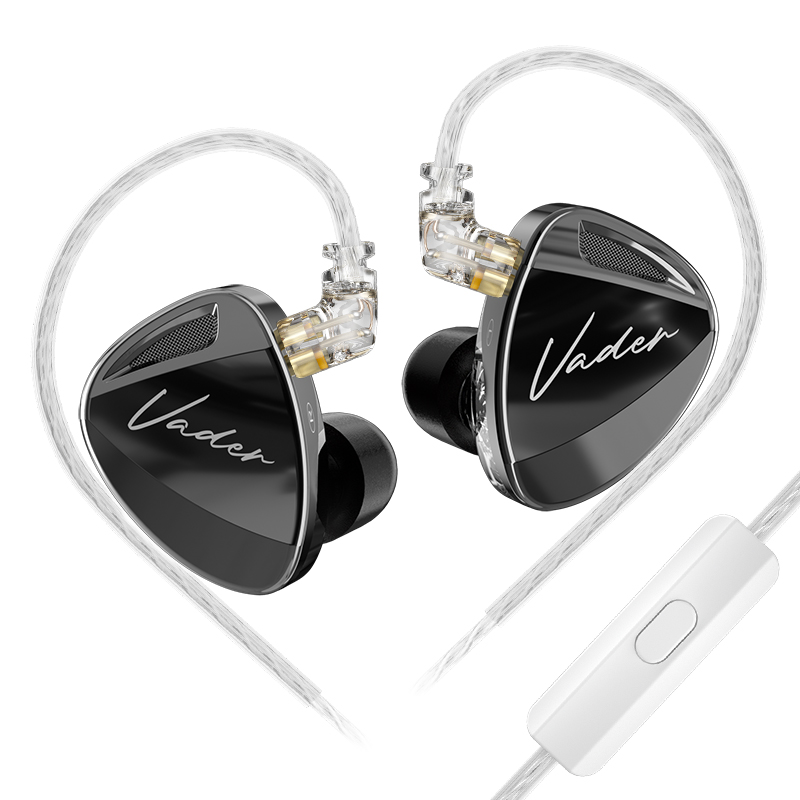 Balance con micrófono en negro