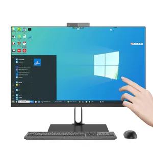 cheap industrial 24 23.8 inch curved screeninch pc computer desks all in one computers touch screen