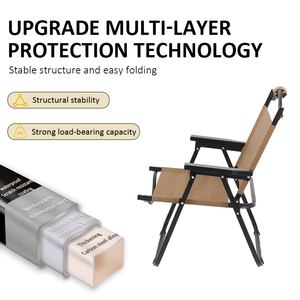 High Quality Outdoor Garden Lightweight Steel Leisure <b>Seat</b> <b>Portable</b> Folding Beach Camping Kermit Chair - Product Image 4