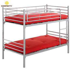 Camas Literas Metálicas Plegables, Muebles Escolares, Camas para Dormitorios, Estructura de Cama Metálica con Escalera para Estudiantes, Trabajadores, Apartamentos Pequeños, <span class=keywords><strong>Hostales</strong></span>, CE - Product Image 4