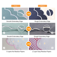 Serviettes de table en lin brodées personnalisées avec monogramme, motif baies de houx, pour Noël, mariage, décorations de fêtes