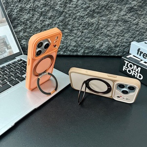 Nueva Funda Magnética <span class=keywords><strong>Oficial</strong></span> para <span class=keywords><strong>iPhone</strong></span> 17 11 12 13 14 15 16 Pro Max Air 15 16 14 Plus, Protector de Metal con Soporte 360° - Product Image 4