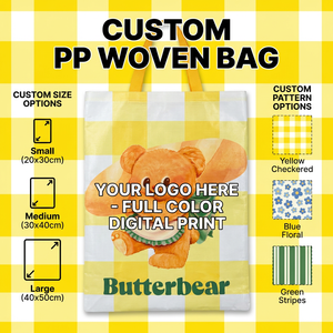 Sac en polypropylène tissé : astuce pour une vie plus simple # Alternative écologique aux sacs en plastique, sac d'épicerie réutilisable multi-usage, imperméable - Product Image 4