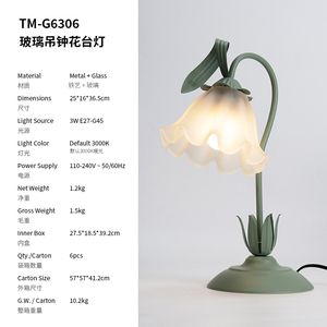 Lampe de table en cristal doré avec abat-jour à volants, alimentation secteur, LED blanc chaud doux, bouton poussoir, taille moyenne, décoration moderne pour chambre à coucher, CRI 90 - Product Image 5
