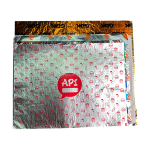 Tùy Chỉnh In Nhôm Lá Bọc Tổ Ong Bánh Sandwich Giấy Burger Gói Giấy Thực Phẩm Lá Nhôm Tổ Ong Giấy Cho Tàu Điện Ngầm - Product Image 2