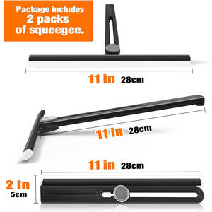 Katlanabilir Trend Ev Temizliği 28 cm Silecek Pencere Temizleme Sileceği Silikon Kauçuk Pencere Cam Duş Sileceği - Product Image 2