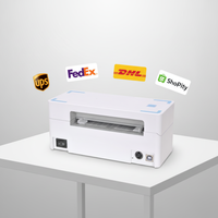 Nouvelle arrivée Imprimante d'étiquettes USB 4x6 pouces 110 mm 203 dpi Imprimante de codes-barres de bureau