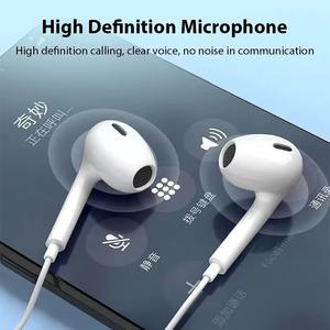 Auriculares portátiles tipo C, auriculares internos con cable tipo C con micrófono, auriculares con cable para iPhone 16 15 Xiaomi, auriculares con cable de sonido HiFi. - Product Image 3