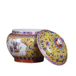 Commercio all'ingrosso di smalto colorato antico vasetti di <span class=keywords><strong>ceramica</strong></span> da fabbriche di <span class=keywords><strong>ceramica</strong></span> medio oriente decorazione per la casa ornamenti in porcellana - Product Image 3