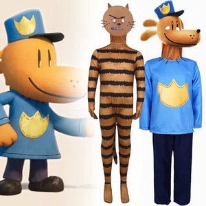 Popolare Casual modello solido gatto e cane uomo di Halloween Cosplay Costume Set per la Performance dei cartoni animati con Pitie cani e gatti - Product Image 3